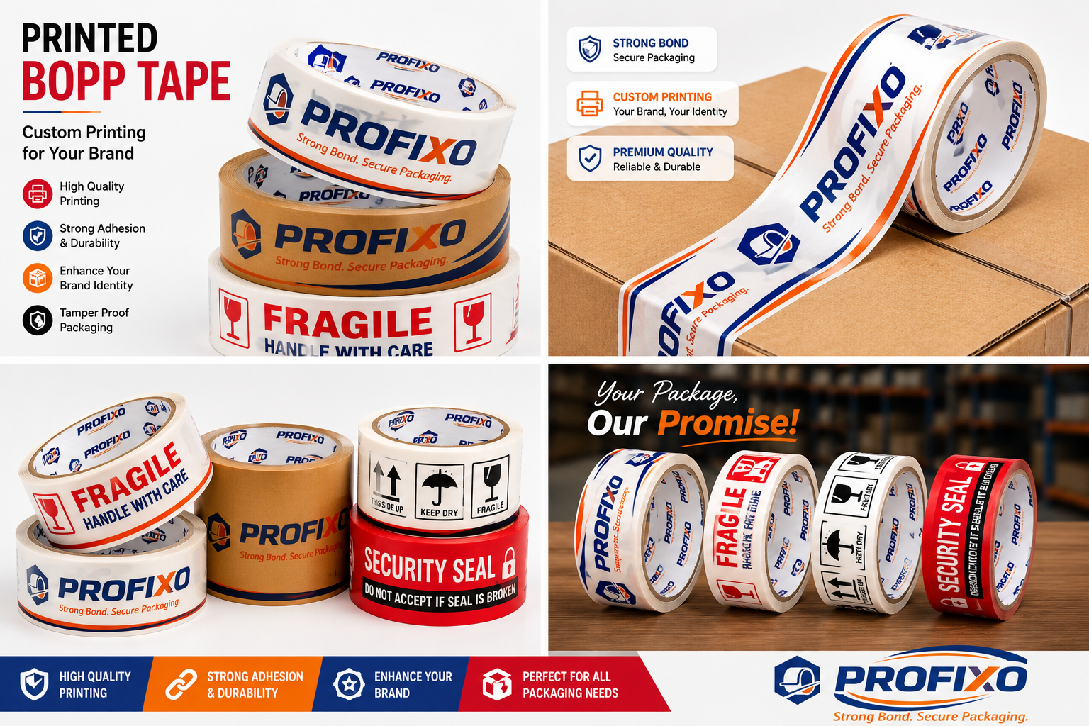Printed BOPP Tape